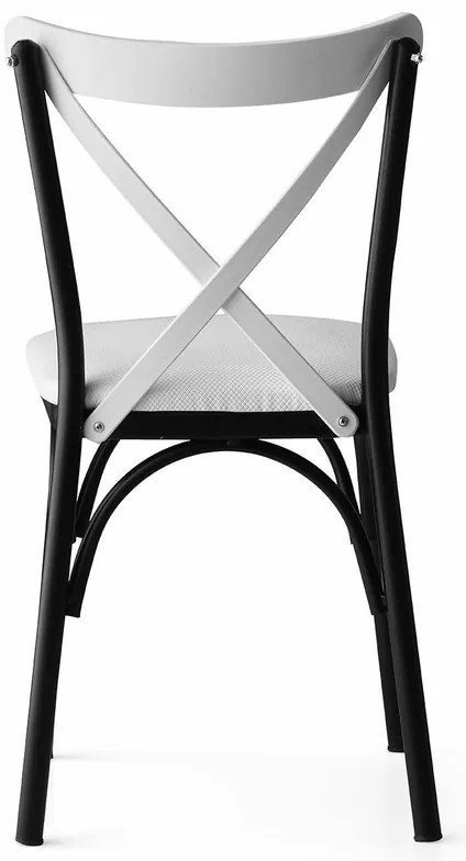 Set de scaune de sufragerie Ekol White, 4 buc.