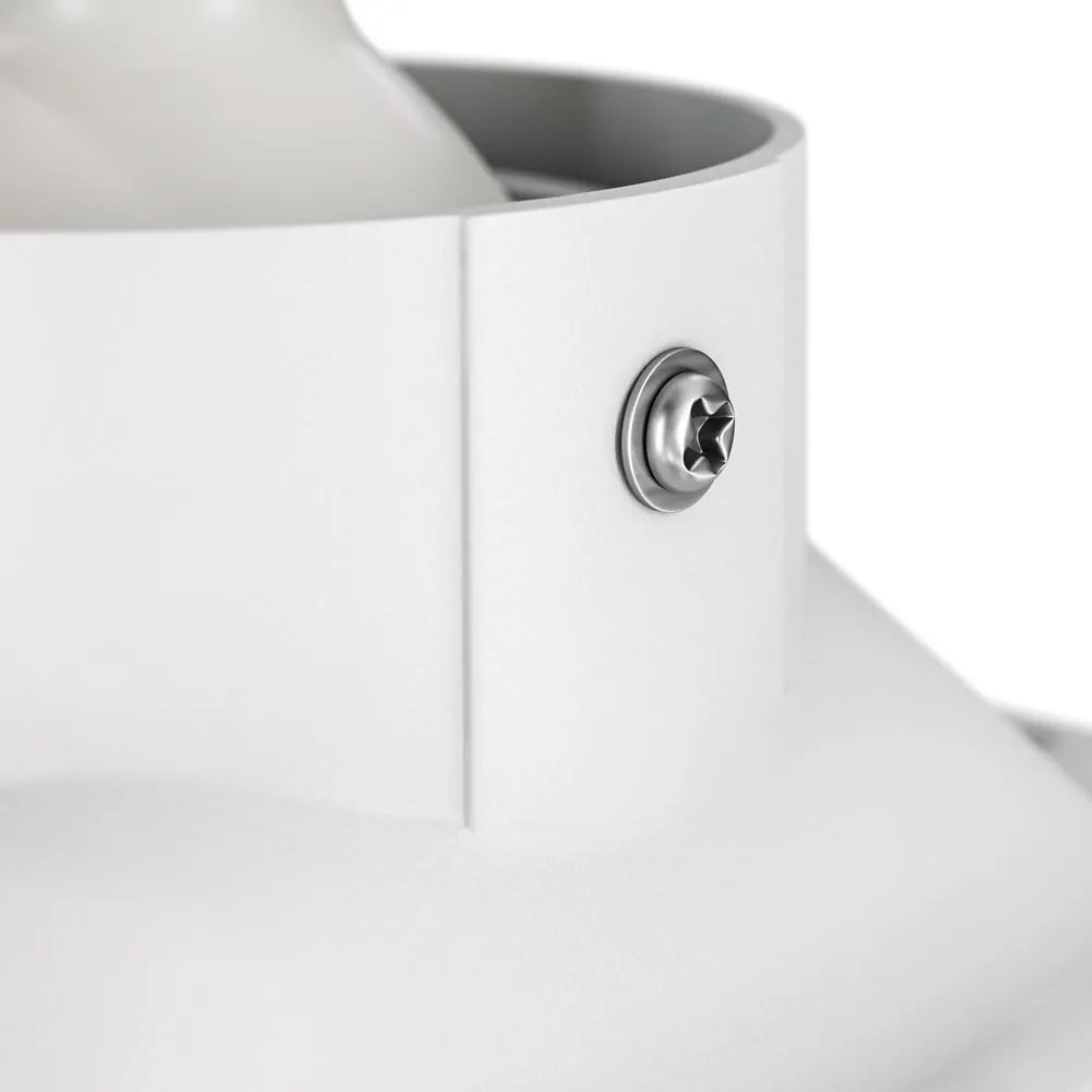 Spot incastrabil design tehnic Dot alb 11,2x11,2cm