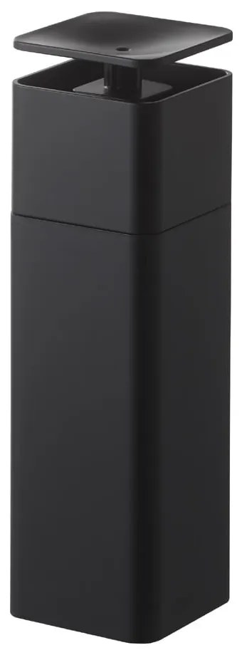 Dozator / dispenser detergent de vase Yamazaki Tower, 250 ml, negru
