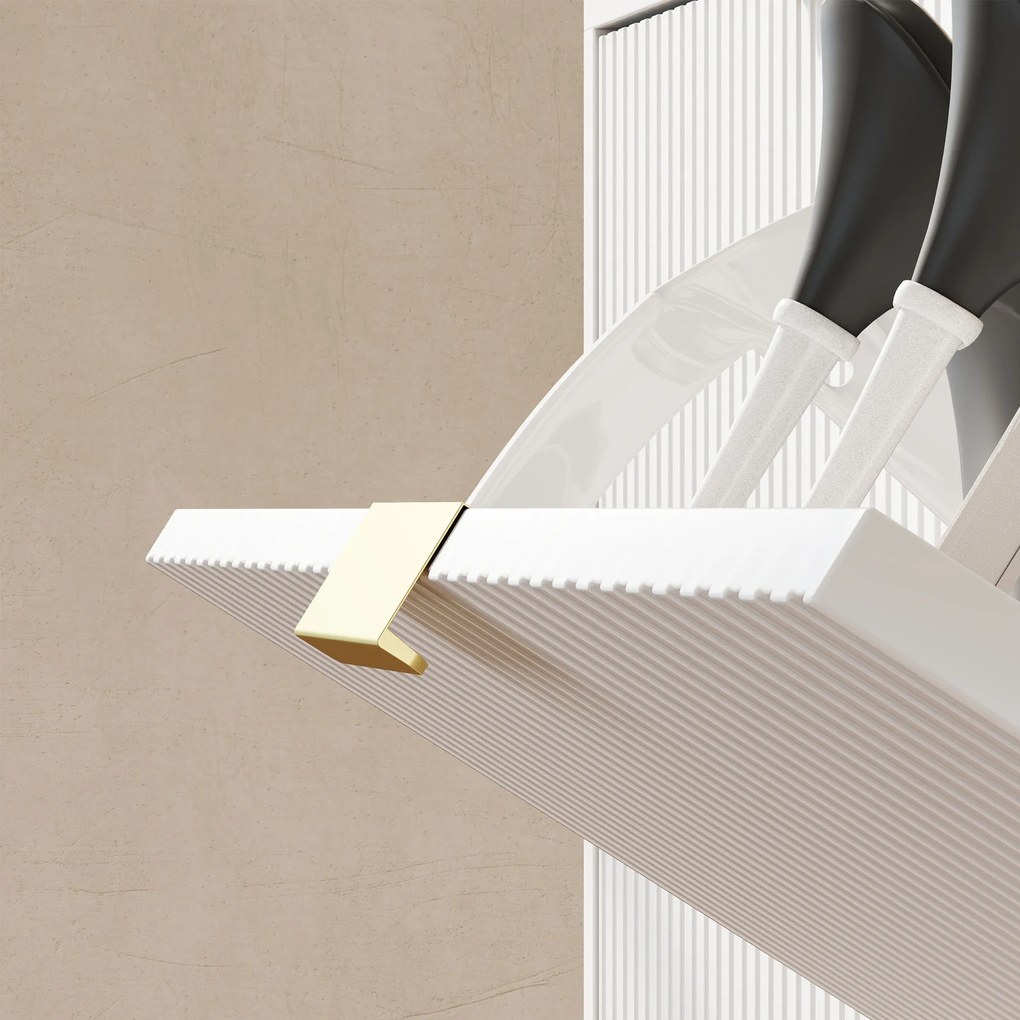 HOMCOM Dulap de pantofi pentru 20 de perechi de pantofi cu 4 sertare rabatabile Alb | Aosom Romania