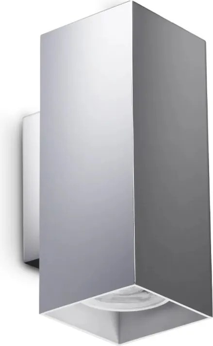 Aplica de perete LOOK AP2 SQUARE D60 H150 CROMO