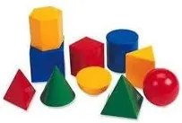 CORPURI GEOMETRICE DIN PLASTIC - 10 PIESE - LEARNING RESOURCES (LER0922)