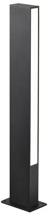 Stalp LED iluminat exterior IP65 LOTUS H-60cm negru
