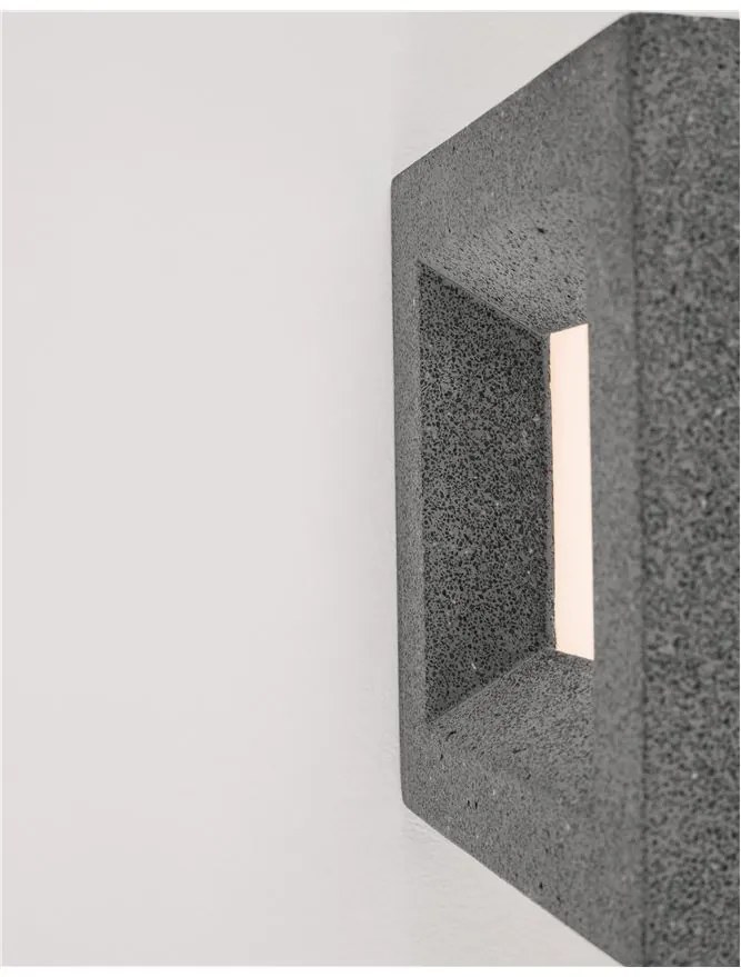Aplica pentru iluminat exterior IP65 CASTRO gri, H-35cm NVL-9762161