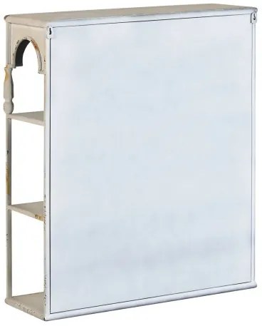 Etajera, bej, din metal, aspect vintage, Arches