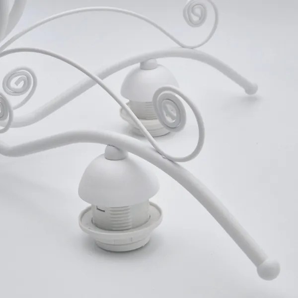 Lustră pe lanț RETRO II 5xE27/60W/230V alb