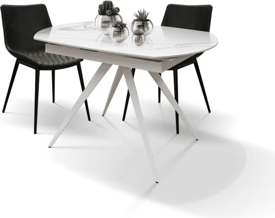 Scaun River, piele ecologica, structura metalica - STANDARD - NEGRU - GRI ANTRACIT - PIELE ECOLOGICA