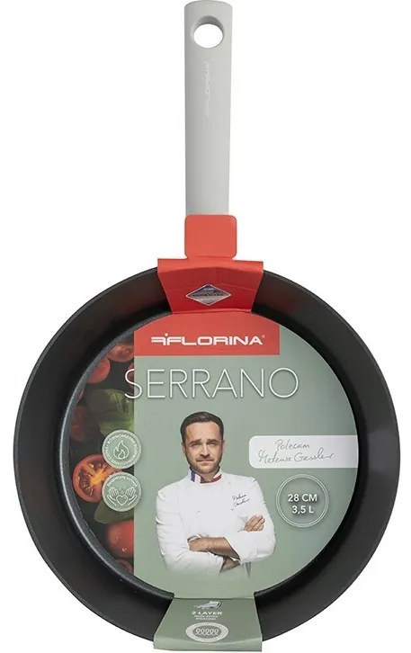 Florina Tigaie din aluminiu Serrano 3,5 l, 28 cm