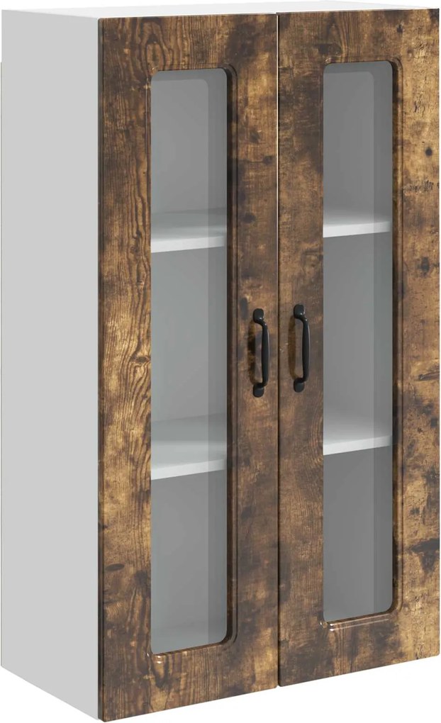 vidaXL Dulap de bucătărie Kalmar Stejar fumuriu 60 x 31 x 100 cm