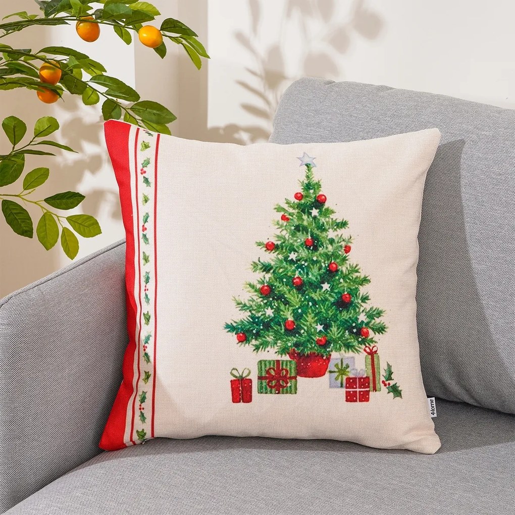 Față de pernă 4Home Retro Christmas, 45 x 45 cm