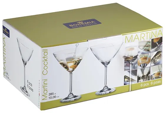 Set Pahare Bohemia Royal Martina, 6 buc., 285 ml 107945