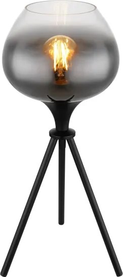 Globo 15548T1 - Lampă de masă MAXY 1xE27/40W/230V neagră