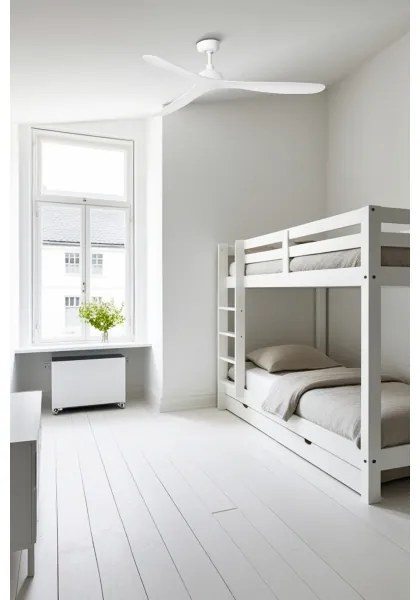 Ventilator de tavan FARO 33446WT GOTLAND L alb d. 132 cm WT + telecomandă