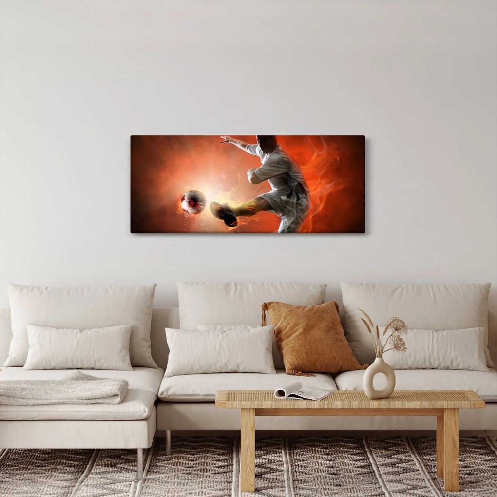 Tablou - Fotbalistul (120x50 cm)