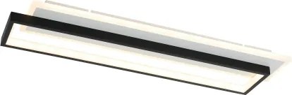 Brilagi - Plafonieră LED dimabilă OUTLINE LED/66W/230V 15x60 cm alb/negru + telecomandă