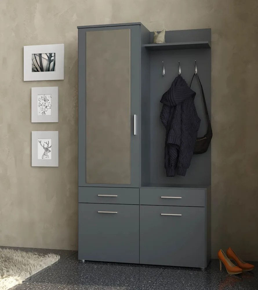 Ansamblu hol, grafit, LEVITO