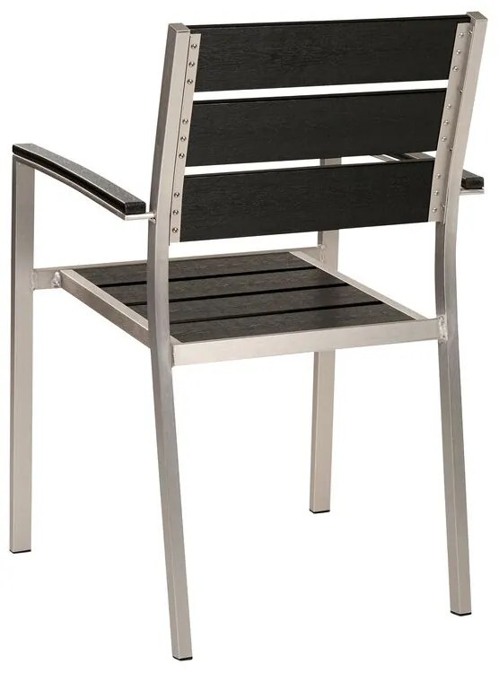 Set mobilier de grădină Valero (negru) . 1076388