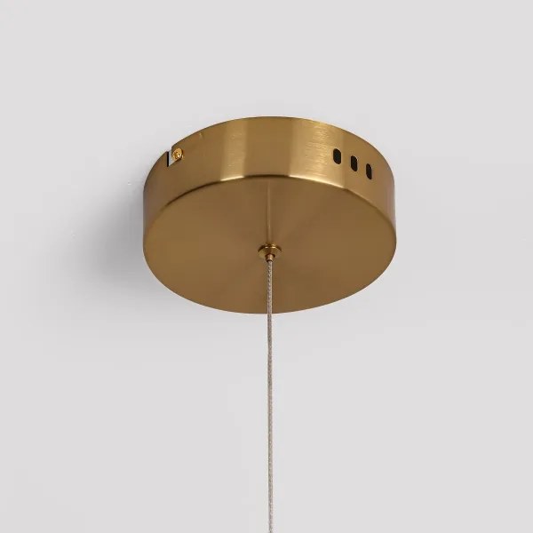 Lustră LED suspendată pe cablu MELECA LED/24W/230V 3000/4000/6000K 100 cm auriu