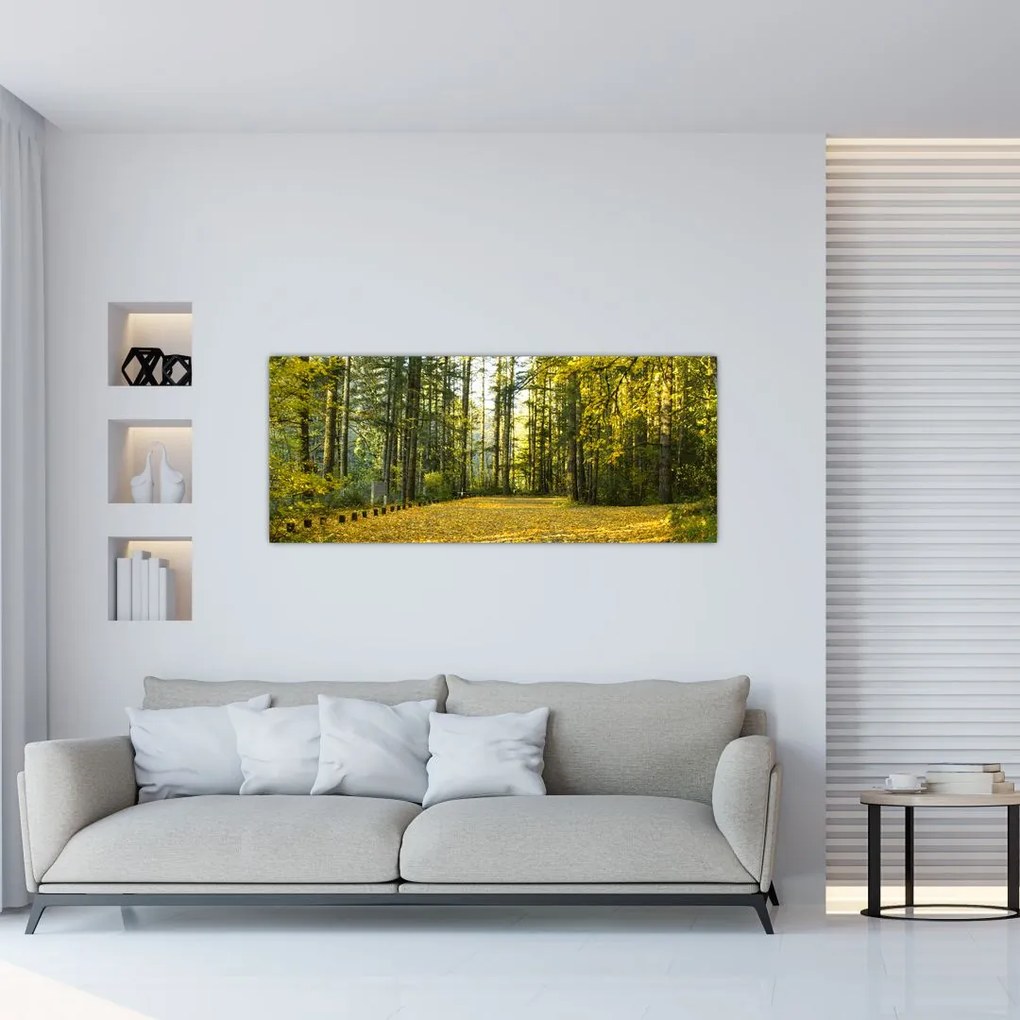 Tablou - pădurea toamna (120x50 cm)