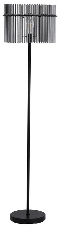 Lampadar/Lampa de podea decorativa Swizzle fumuriu