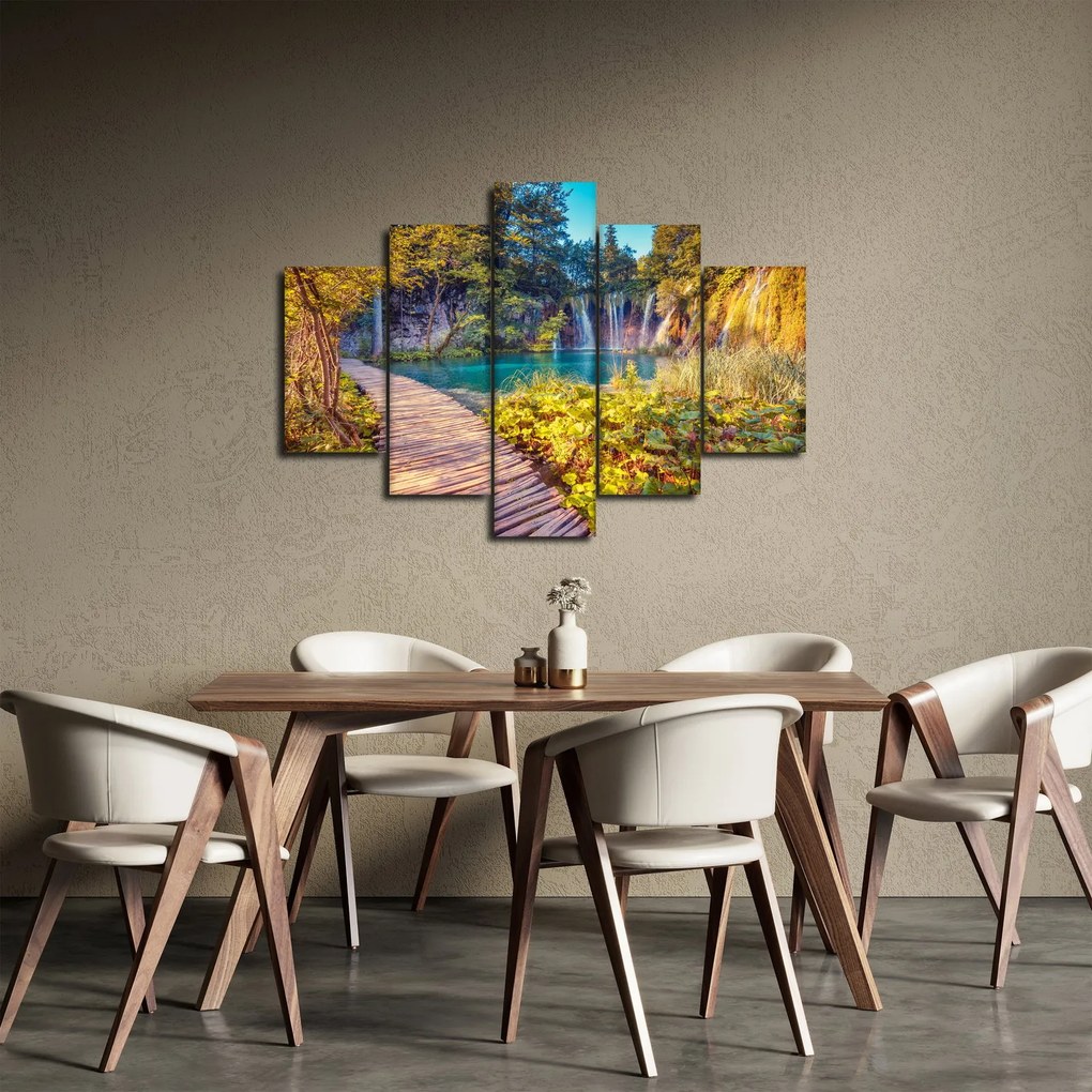 Tablou - Lacurile Plitvice, Croația (150x105 cm)