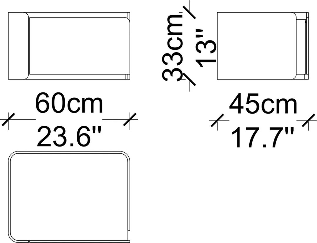 Noptieră lemn masiv Sophia cu 1 sertar 60 / 90 cm - 90 cm