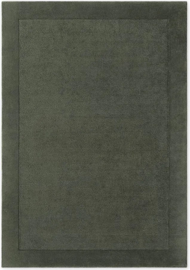 Covor verde închis țesut manual din amestesc de lână 160x230 cm Kari – Villeroy&amp;Boch