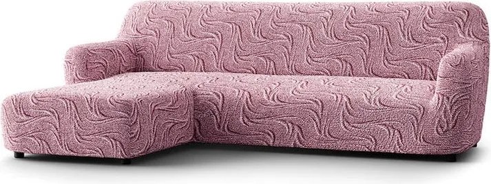Gaico Huse bielastice BRILLANTE bordo canapea cu otoman stânga (l. 170 - 300 cm)
