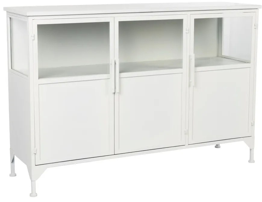 Vitrină albă din metal Miya – White Label