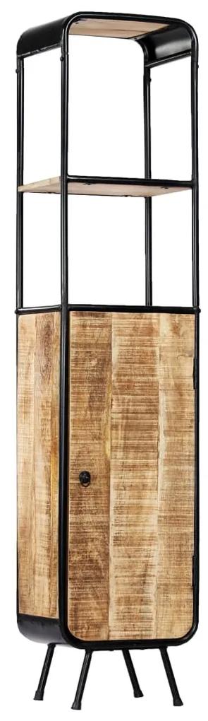 247857 vidaXL Dulap înalt, 40 x 30 x 180 cm, lemn masiv de mango nefinisat