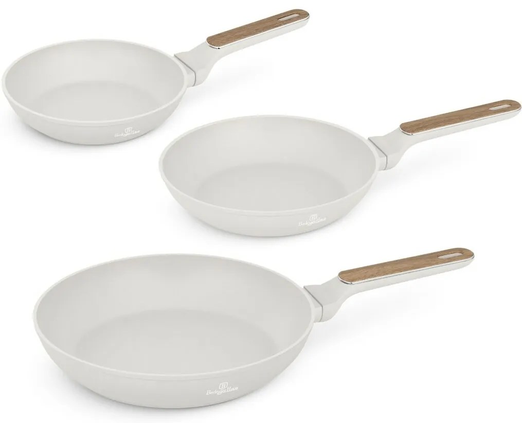 BerlingerHaus Set de tigaie cu suprafață din titan Sahara Nordic, 3 buc.