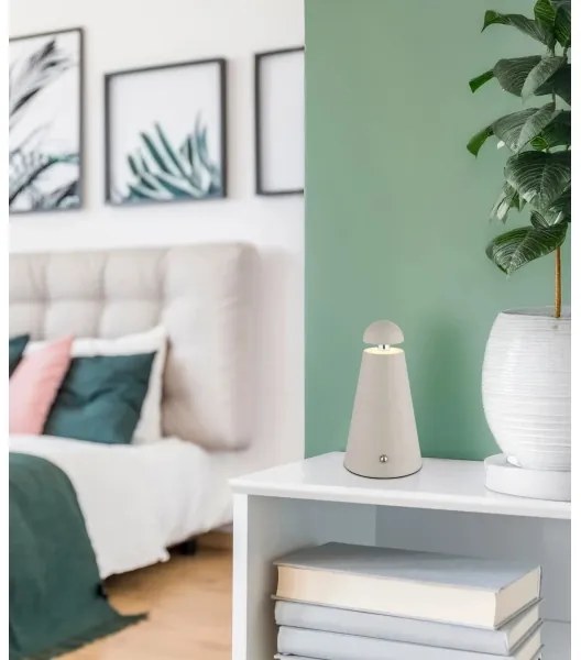 Globo 21042B - Lampă de birou reîncărcabilă, dimabilă, cu control tactil LIVA LED/1,2W/5V 1200 mAh