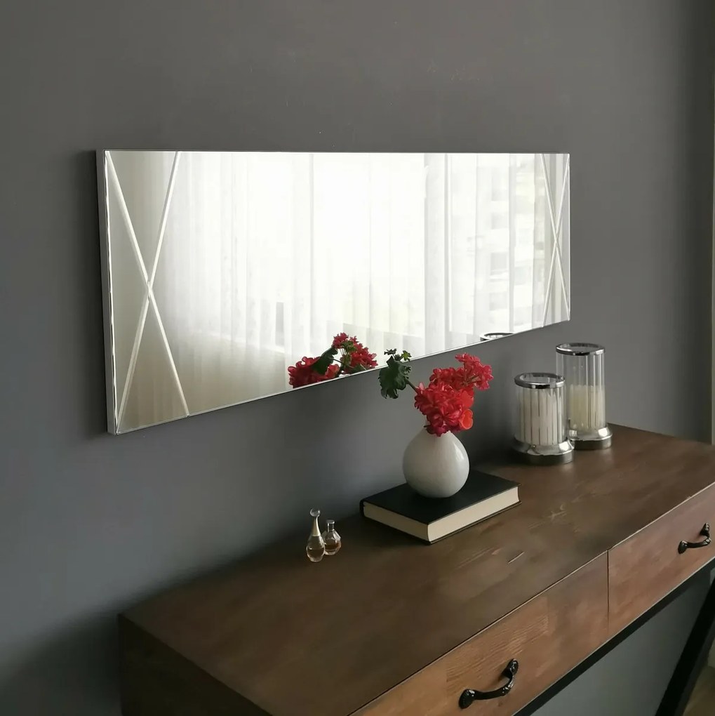 Oglindă Silver 35 x 105 cm