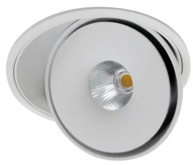 Spot LED incastrabil directionabil de tavan/plafon BOSTON 1 ROUND alb ZZ AZ3471