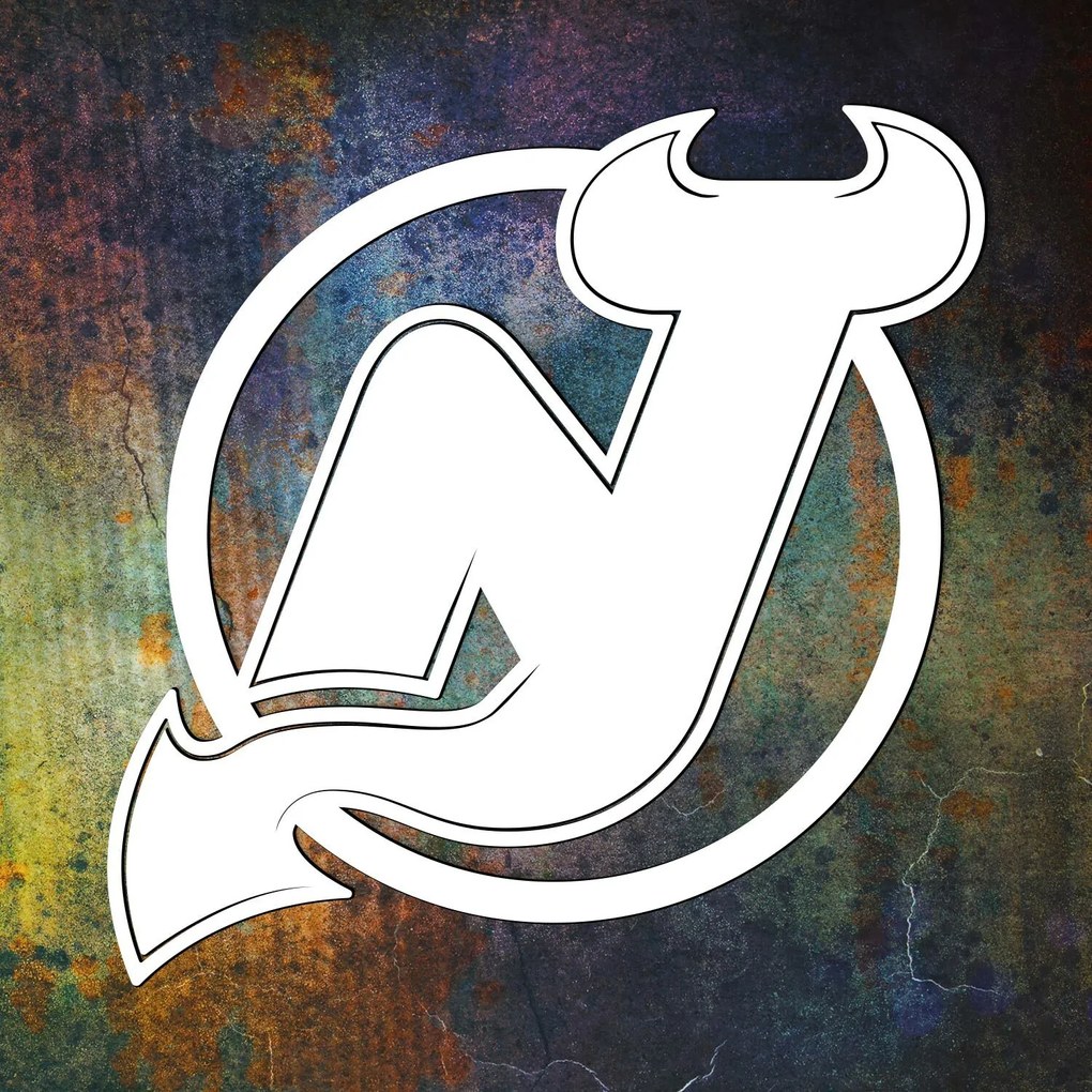 DUBLEZ | New Jersey Devils - Logo 3D pentru perete