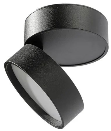 Spot LED aplicat directionabil de tavan/plafon MONA 18W 3000K negru