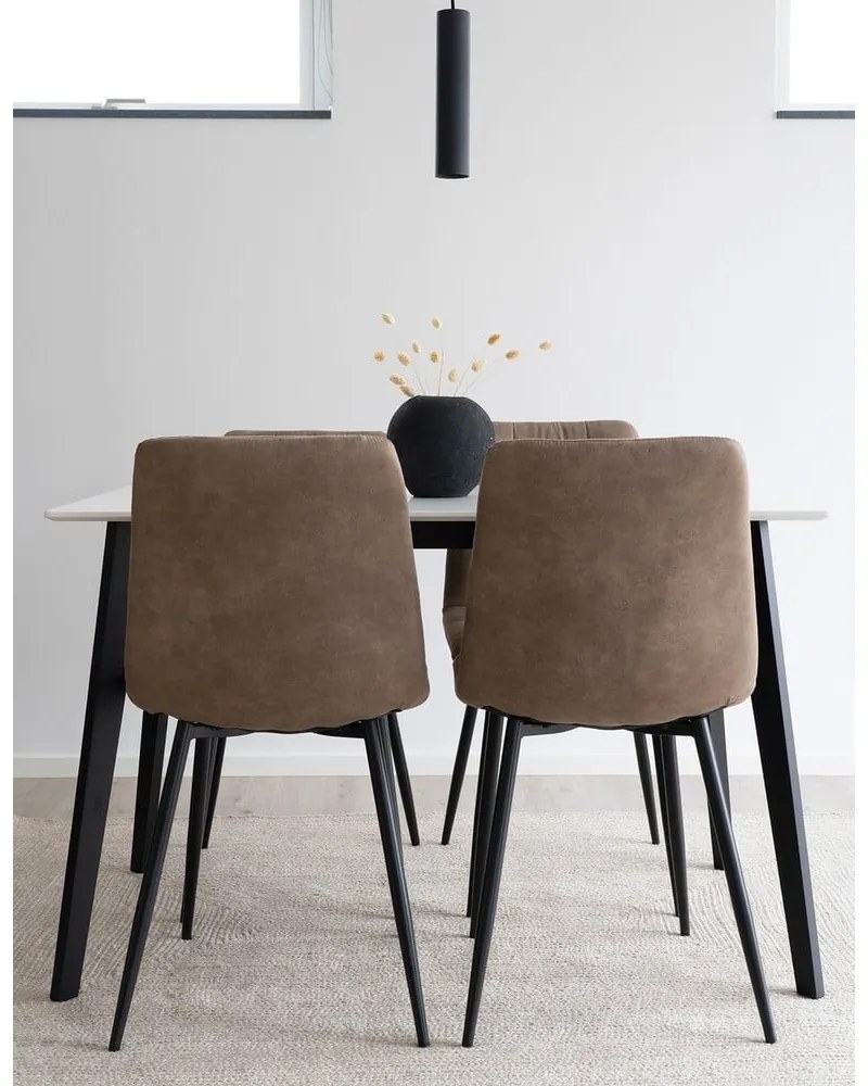 Scaune de dining maro deschis 2 buc. Moseby – Bonami Essentials