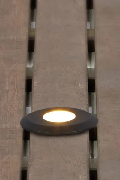 Markslöjd 107284 - Lampă LED încastrată pentru exterior GARDEN24 LED/0,8W/24V IP44 neagră