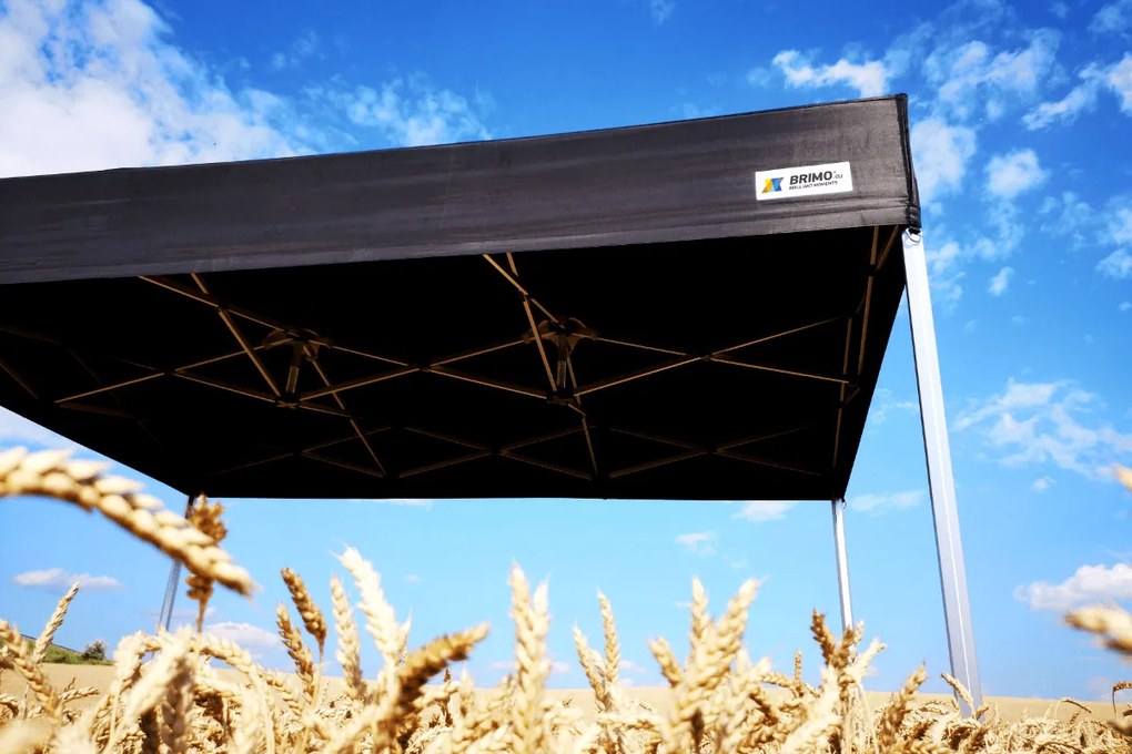 Cort de nuntă 3x6 m din aluminiu – Elegant și de montare rapidă - cu 3 pereți - Verde