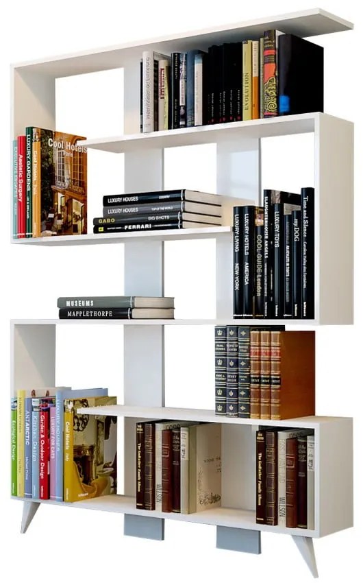 Bibliotecă Rain, alb