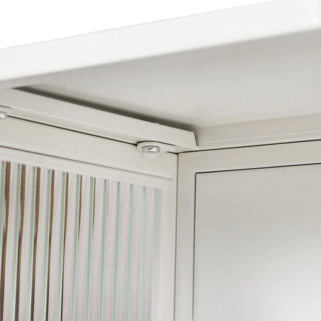 Bufet modern cu două uși, Alb | Aosom Romania