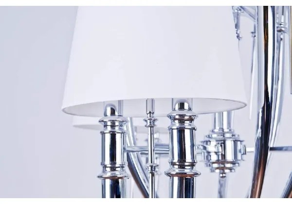 Azzardo AZ0028 - Lustră pe lanț DIABLO 6xE14/11W/230V alb