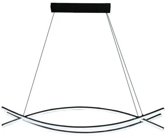 Lustră LED dimabilă pe cablu LED/70W/230V 3000-6500K + telecomandă