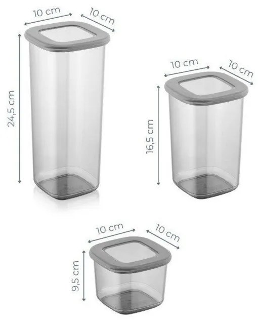 Recipiente 24 buc. pentru alimente Fresco – Hermia