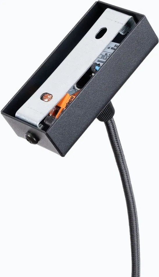 Lustră neagră LED din metal Nebula – Sollux