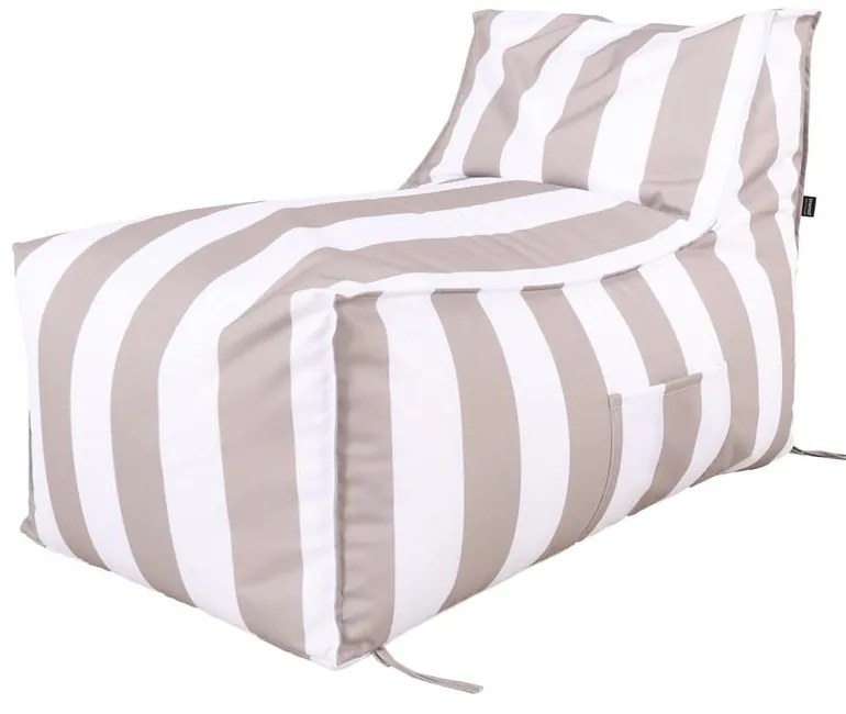 Beanbag pentru grădină alb-gri – Bonami Essentials