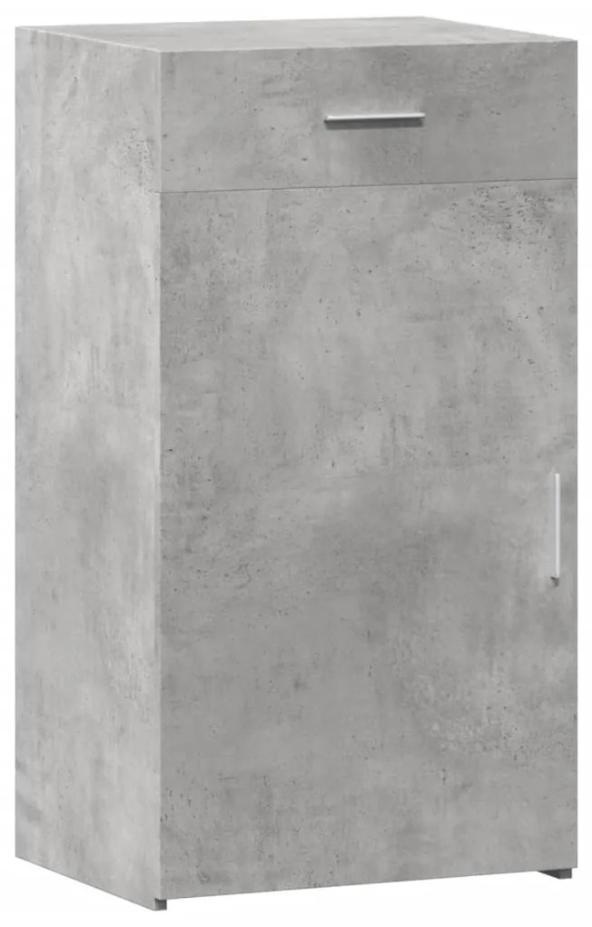 846295 vidaXL Dulap, gri beton, 50x42,5x93 cm, lemn prelucrat