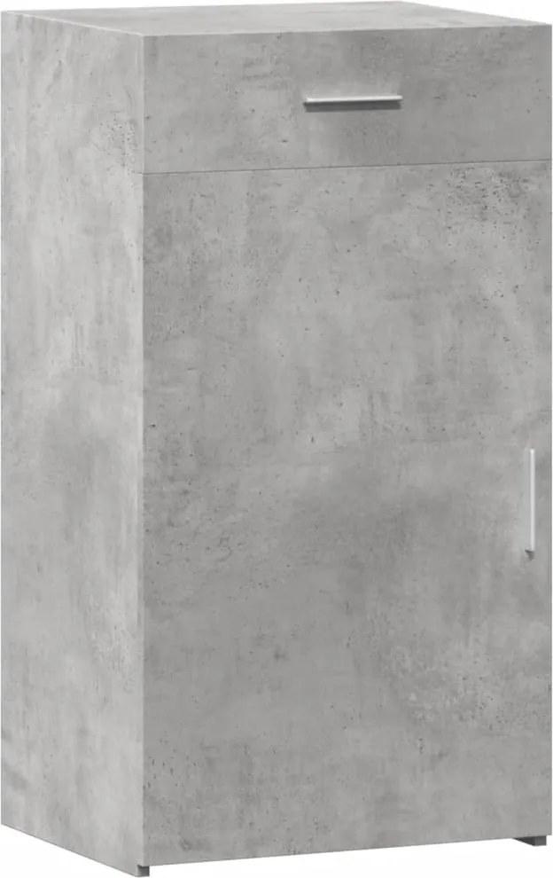 vidaXL Dulap, gri beton, 50x42,5x93 cm, lemn prelucrat