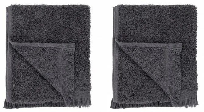 Prosoape gri-închis 2 buc. din bumbac 30x50 cm FRINO – Blomus