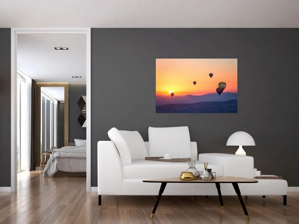 Tablou cu baloane de aer cald (90x60 cm)